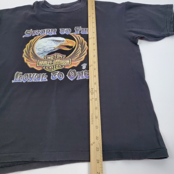 VTG 1982 Harley Davidson Motorcycles West Germany TShirt SOVIET Era Eagle M RARE - Picture 10 of 10